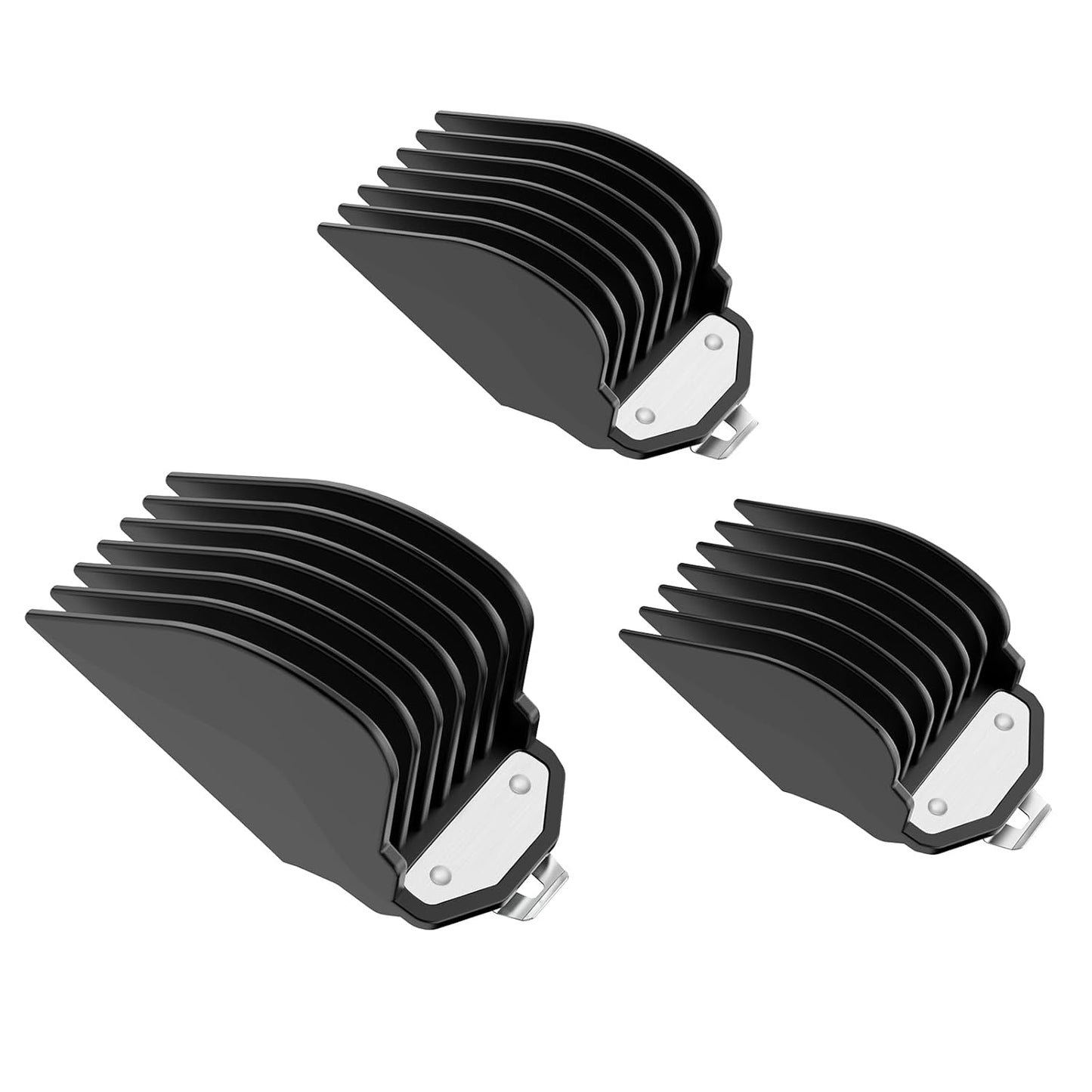 Wahl Clipper Guards - Hair Clipper Attachments Set with Metal Clip | 3 Cutting Lengths (1.25", 1.5", 2") - Fits Most Full-Size Wahl Clippers