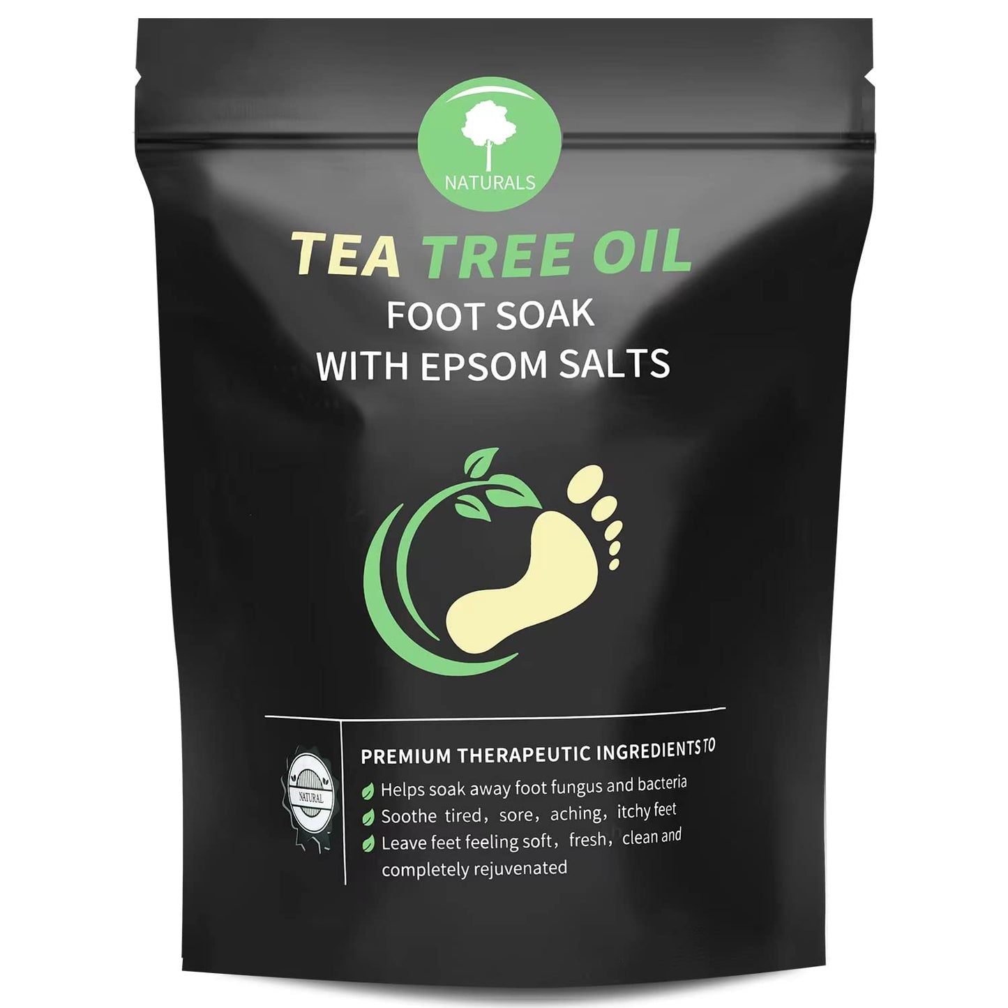 Tea Tree Oil Foot Soak - Refreshing Epsom Salt Bath for Tired Feet | 16 oz