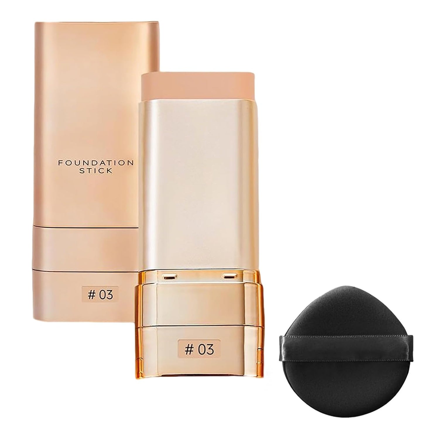 Luminous Dual-Ended Concealer Foundation Stick - Full Coverage 2-In-1 Contouring Cream | Flawless Finish #01