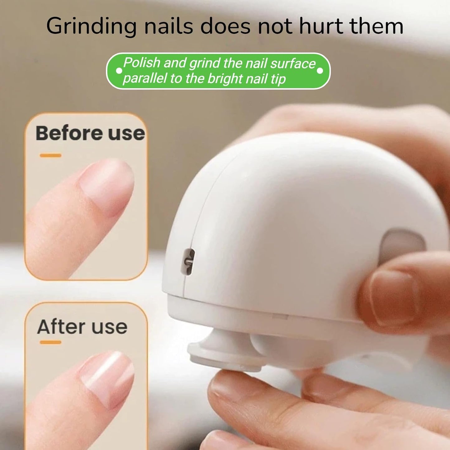 Electric Nail Clipper - Automatic Rechargeable Trimmer for Seniors & Kids | Painless Precision Grooming with Built-in Light