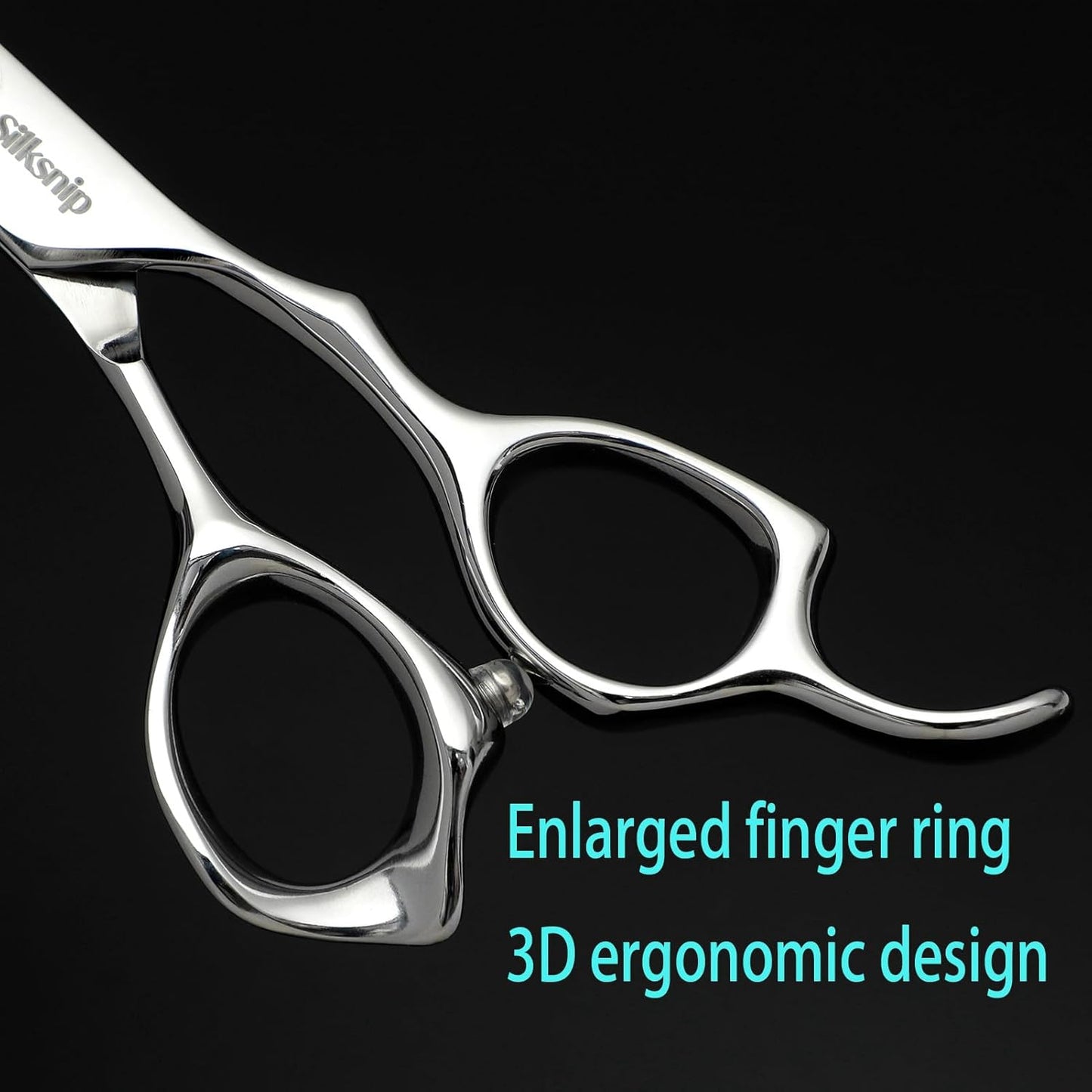 Professional Hair Cutting Scissors - Stainless Steel Barber Shears | Ergonomic Design for Salon & Home Use