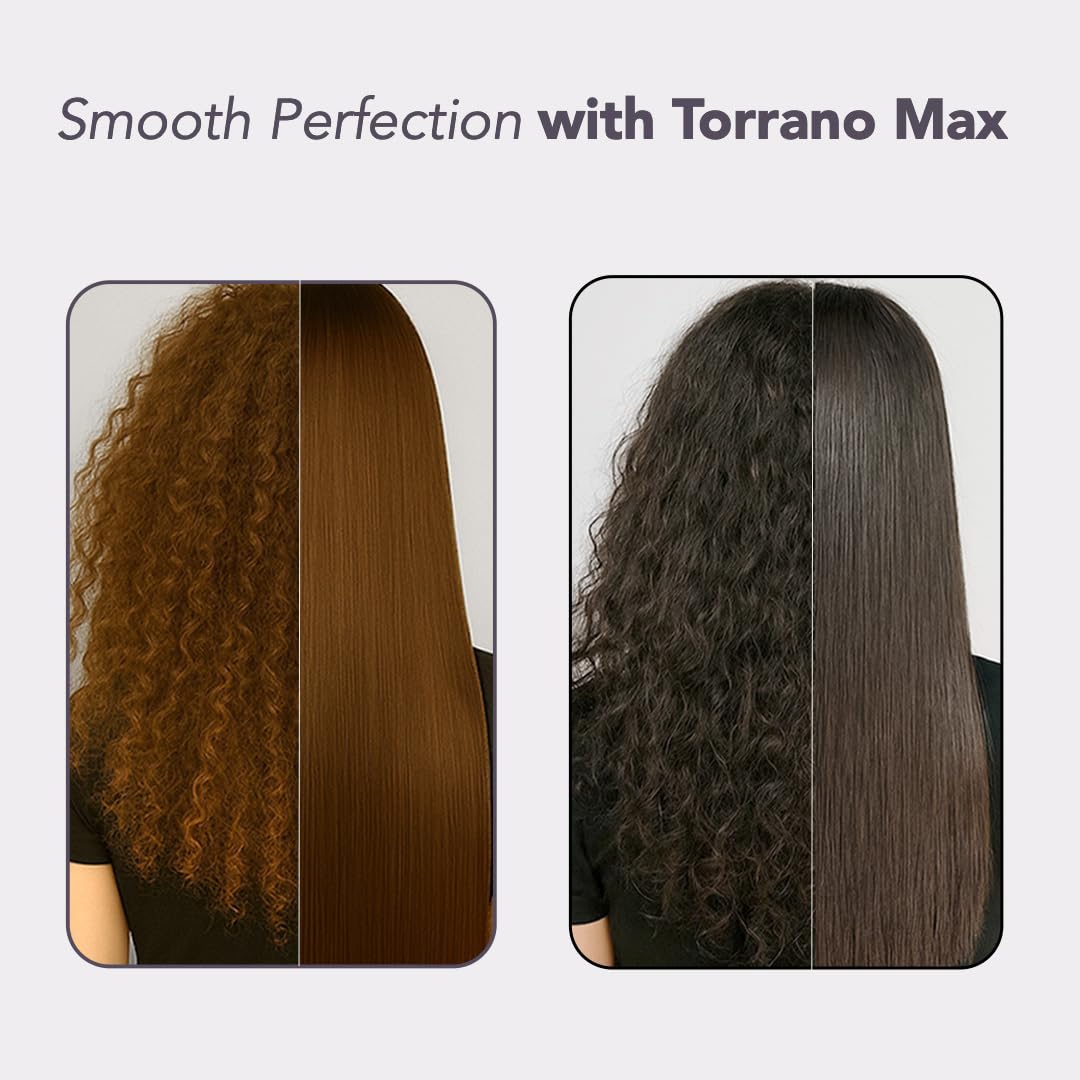 Torrano Nanoplastia Max Keratin Hair Treatment Kit - Brazilian Straightening for Smooth, Shiny Hair | 3x1L