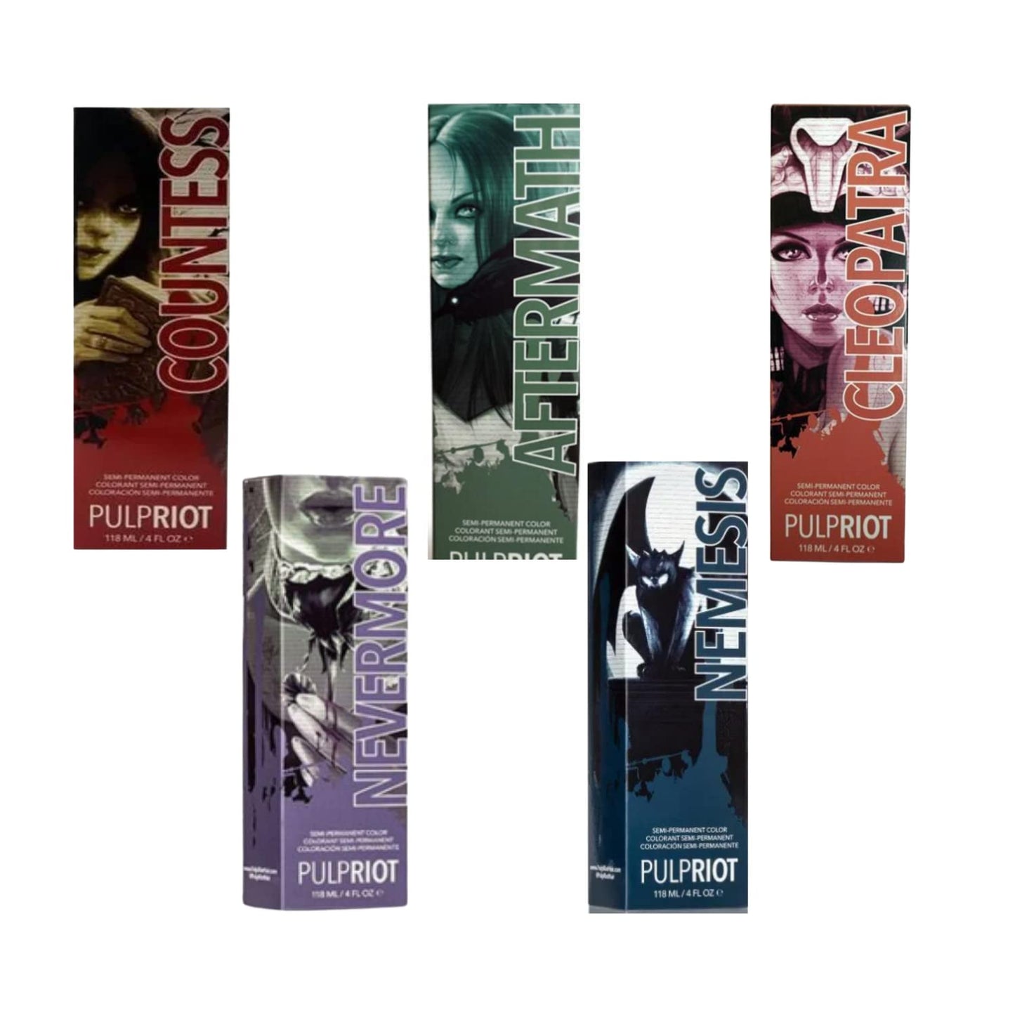 Pulp Riot Semi-Permanent Hair Color - Cleopatra | Vibrant 4oz Hair Dye for Bold Looks