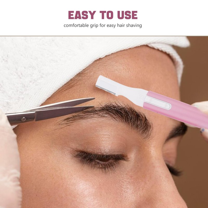 minkissy Women Electric Eyebrow Trimmer Facial Hair Remover Lightweight Portable Electric Razor for Precise Shaping and Body Hair Grooming