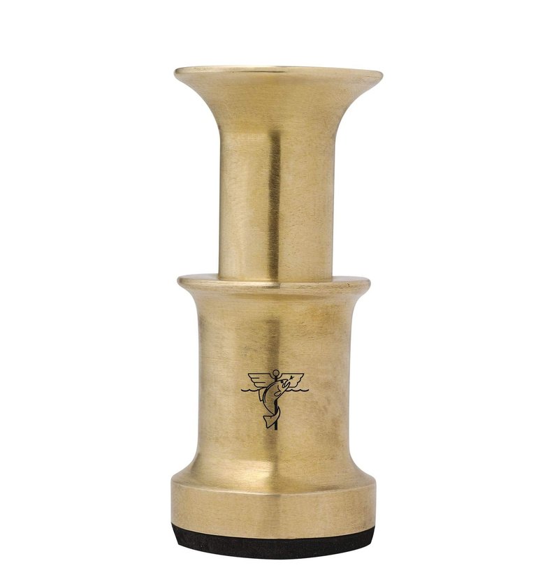 Dr. Slick Hair Stacker, (Medium) 2", Gold, w/Padded Base, Brass