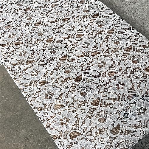Vintage Lace Fabric 60 Inches Wide for Crafts & Weddings - 1 Yard