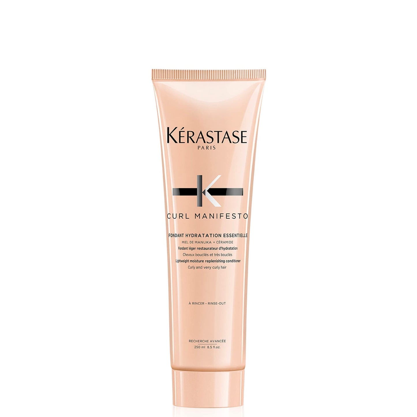 KÉRASTASE Curl Manifesto Hydratation Essentielle Conditioner, Lightweight Conditioner, Detangles, Smooths & Prevents Frizz for All Wavy, Very Curly & Coily Hair, 8.5 Fl Oz