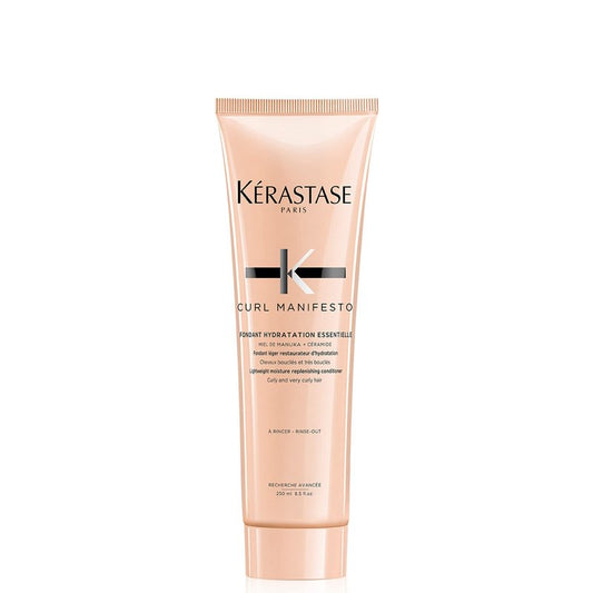 KÉRASTASE Curl Manifesto Hydratation Essentielle Conditioner, Lightweight Conditioner, Detangles, Smooths & Prevents Frizz for All Wavy, Very Curly & Coily Hair, 8.5 Fl Oz