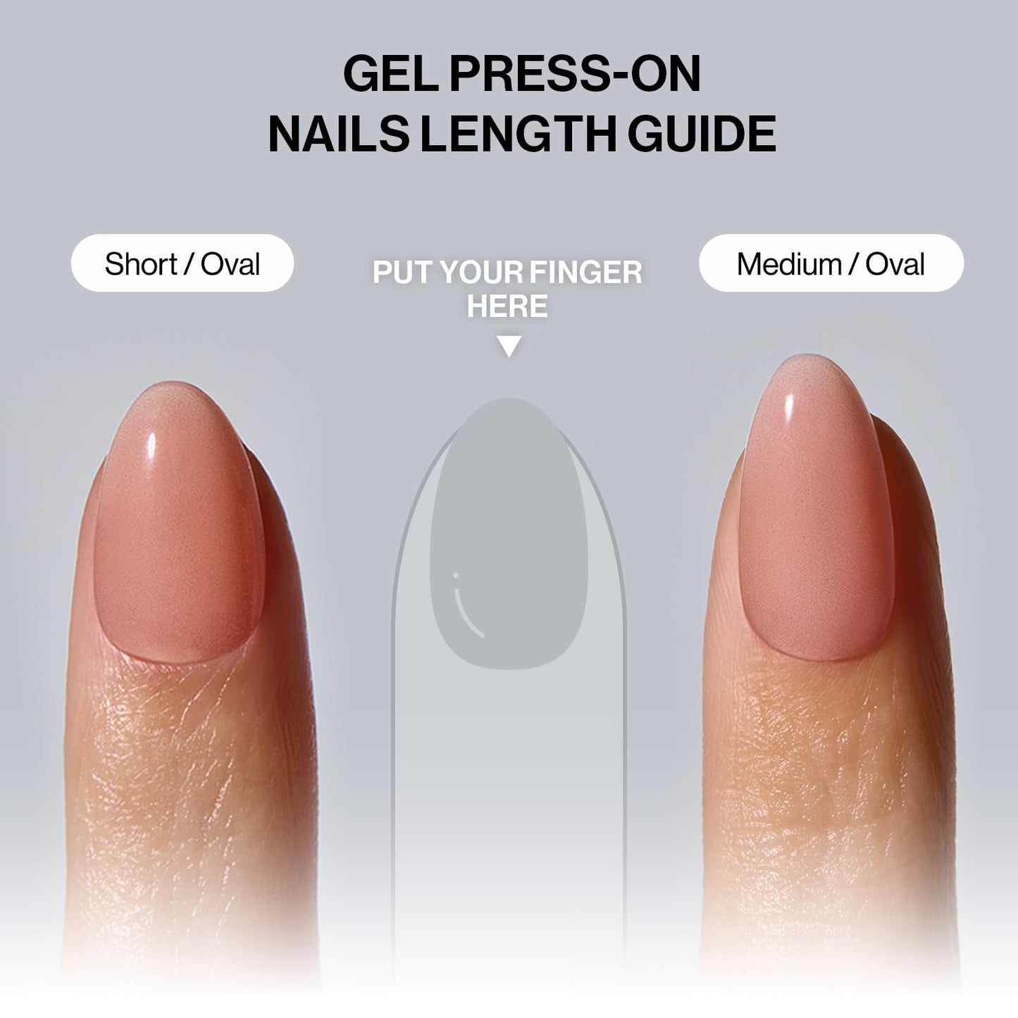 ohora Gel Press On Nails (NP Lemon Chrome) | Medium Almond, Chrome French, Yellow | 100% Real Gel, No UV Lamp, No Glue, Non-Toxic | 15 Sizes, 30 Tips | 14-Day Waterproof, Beginner Friendly