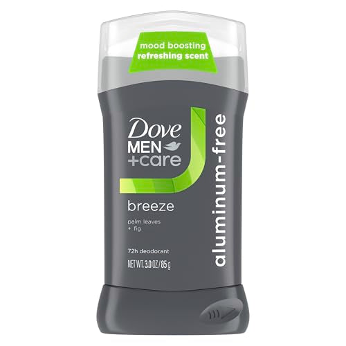 DOVE MEN+CARE Breeze Fragranced Deodorant Stick 3 oz - Aluminum-Free, 72-Hour Odor Protection