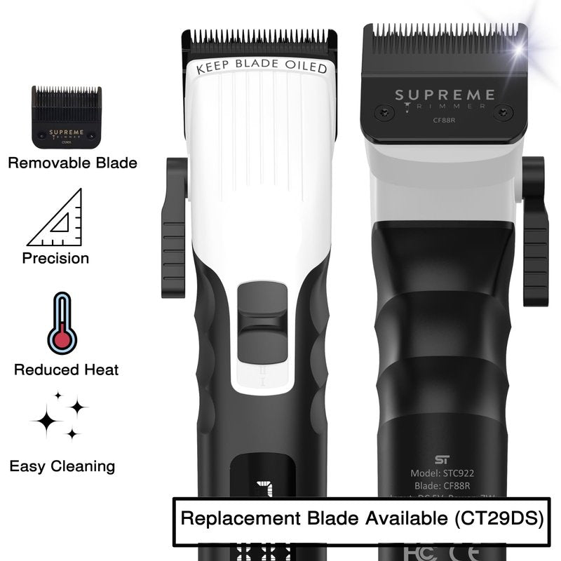 Supreme Trimmer Detachable Fade Blade for 2Spee Clipper – Removable Blade (Compatible with 2SPEE Clipper STC922) | CF88R