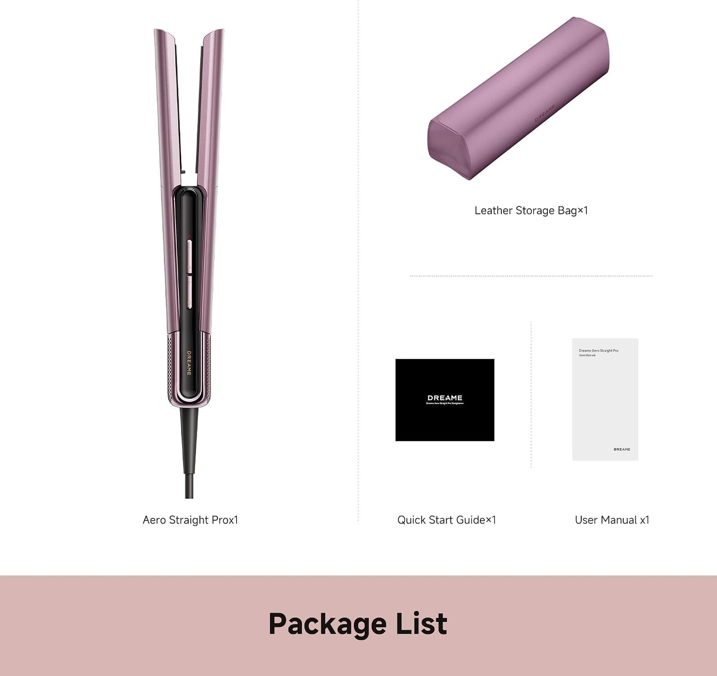 DREAME Aero Straight Pro 2-in-1 Air Straightener | AI Styling, Wet-to-Dry, 57°C Root Care, 110,000RPM Motor