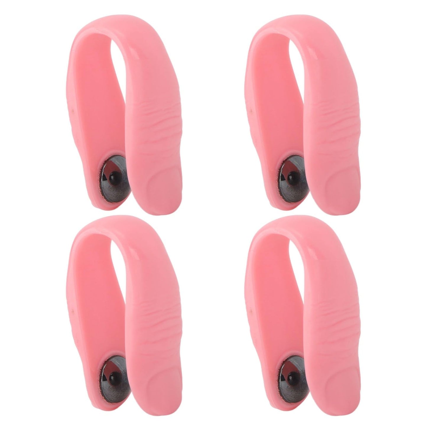 Dioche 4pcs Acupressure Hand Clip, Stress Reduction Wearable Magnets Headache Migraine Relief Clip, Supporting Acupressure Relaxation, Stress Alleviation, Wholesale Business