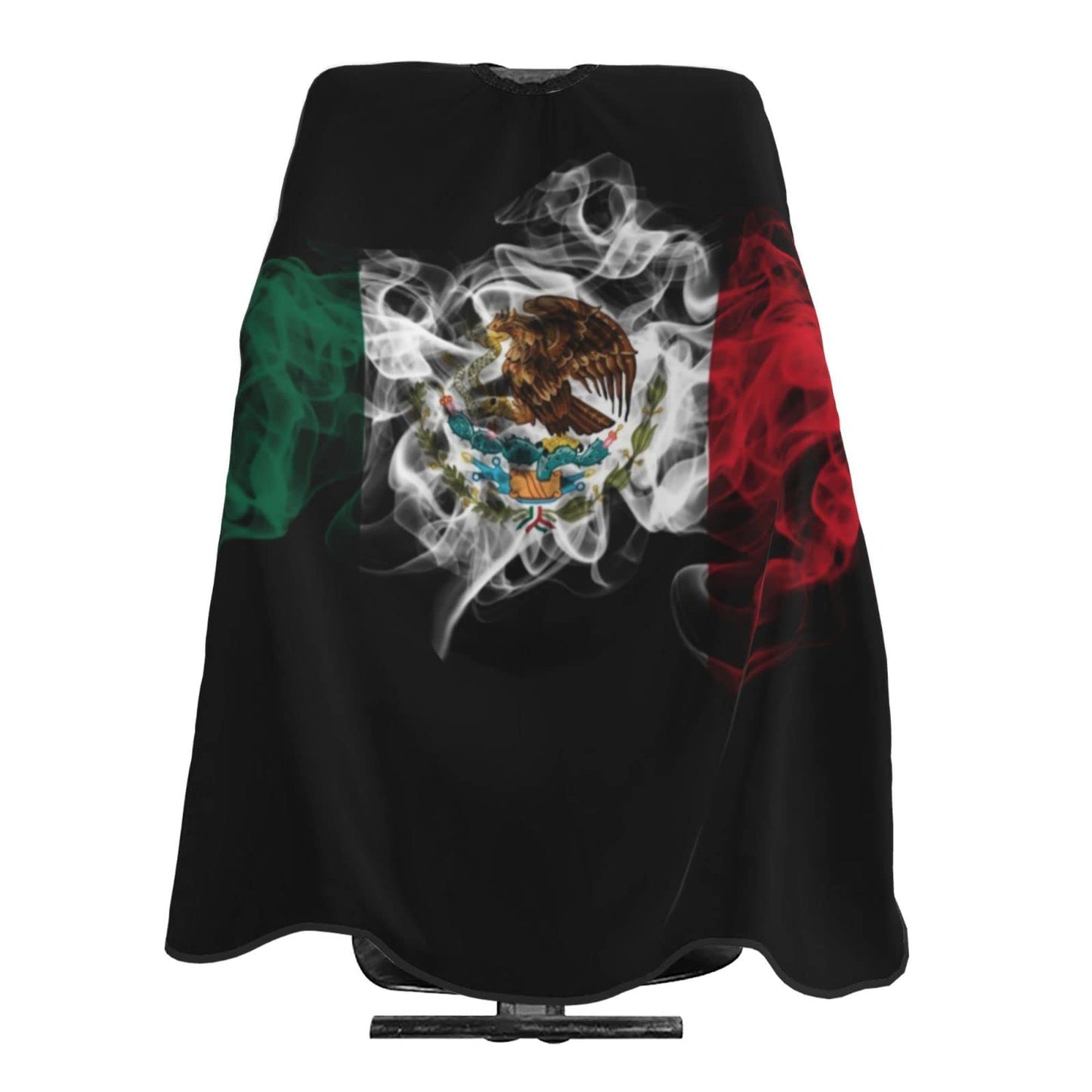 Mexico Flag Salon Barber Cape - Professional Hairdressing Waterproof Hair Cutting Cape With Adjustable Snap Closure-Haircut Apron For Hair Stylist And Home Use-55''X66''