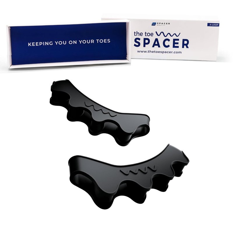 Toe Spacer - Unisex Therapeutic Foot Pain Relief for Bunions & Plantar Fasciitis | 5-Loop Design