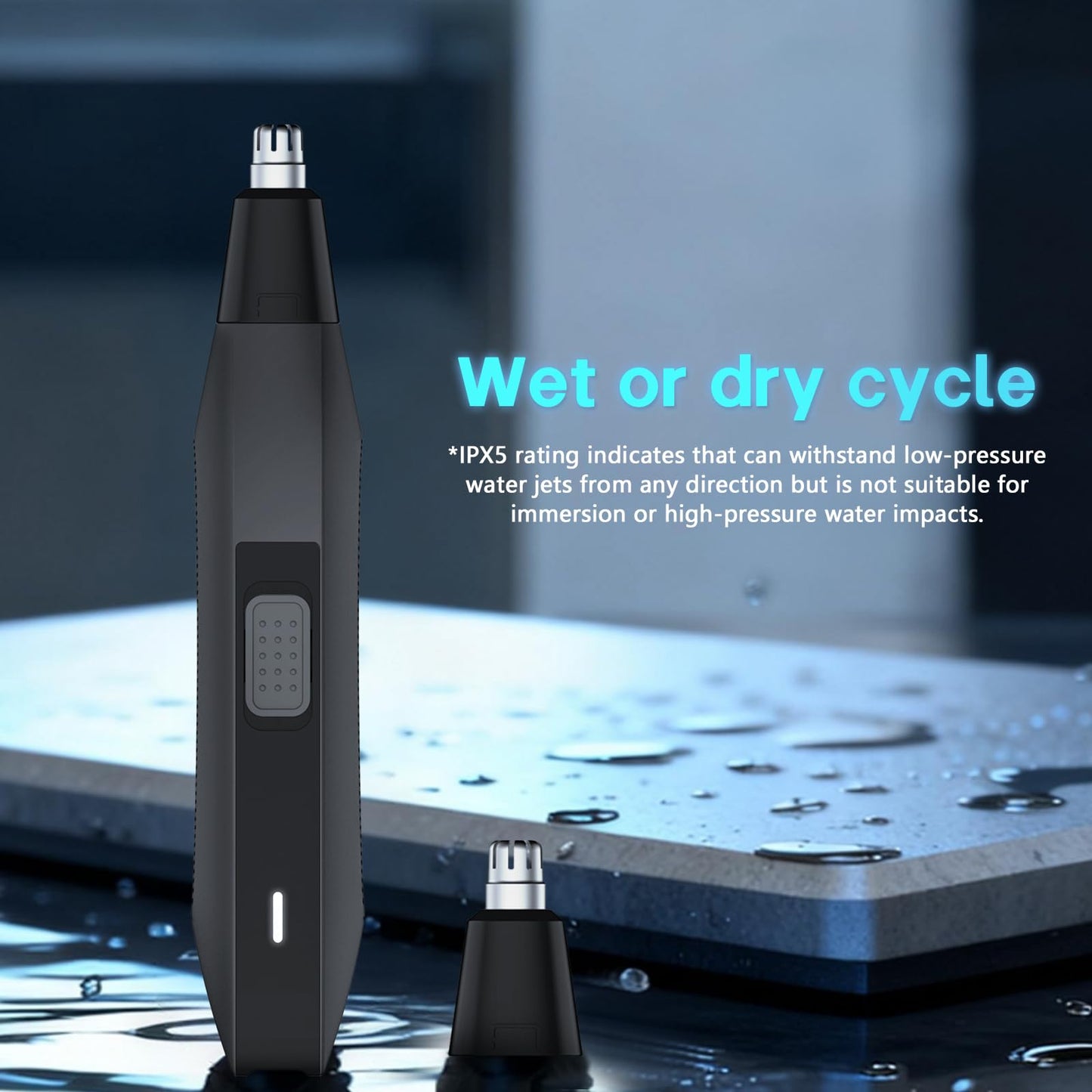 Soonsell Men's Professional Hair Clippers & Trimmer Set with T-Blade, Nose Trimmer,LCD Display Display(Bronze