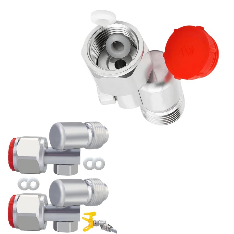 3 Pack 235486 7/8" Airless Spray Gun Swivel Joint |180° Rotation | Compatible with Graco/Wagner/Titan Sprayers,High Pressure, Leak Resistant, and Adjustable,3600PSI Maximum Working Pressure