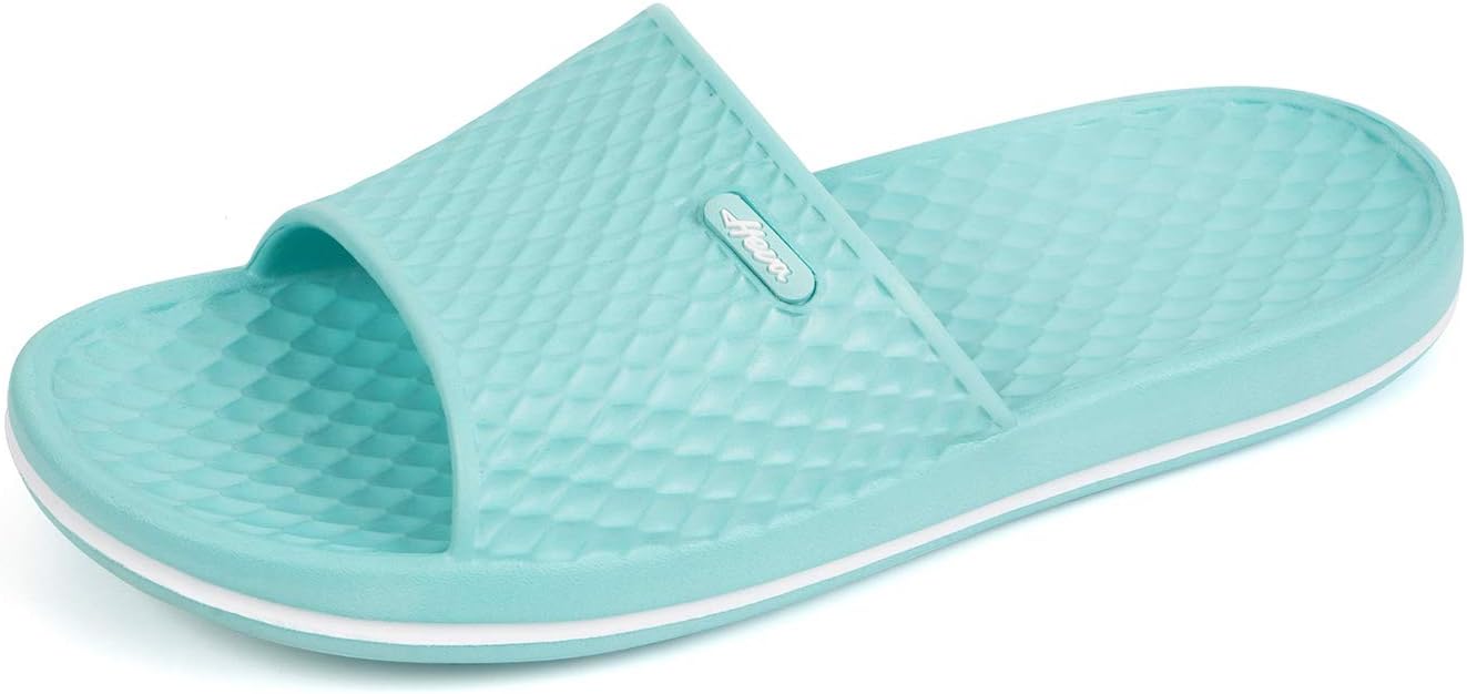FunkyMonkey Women's Non-Slip Shower Slippers - Indoor & Beach Sandals | Comfortable & Stylish