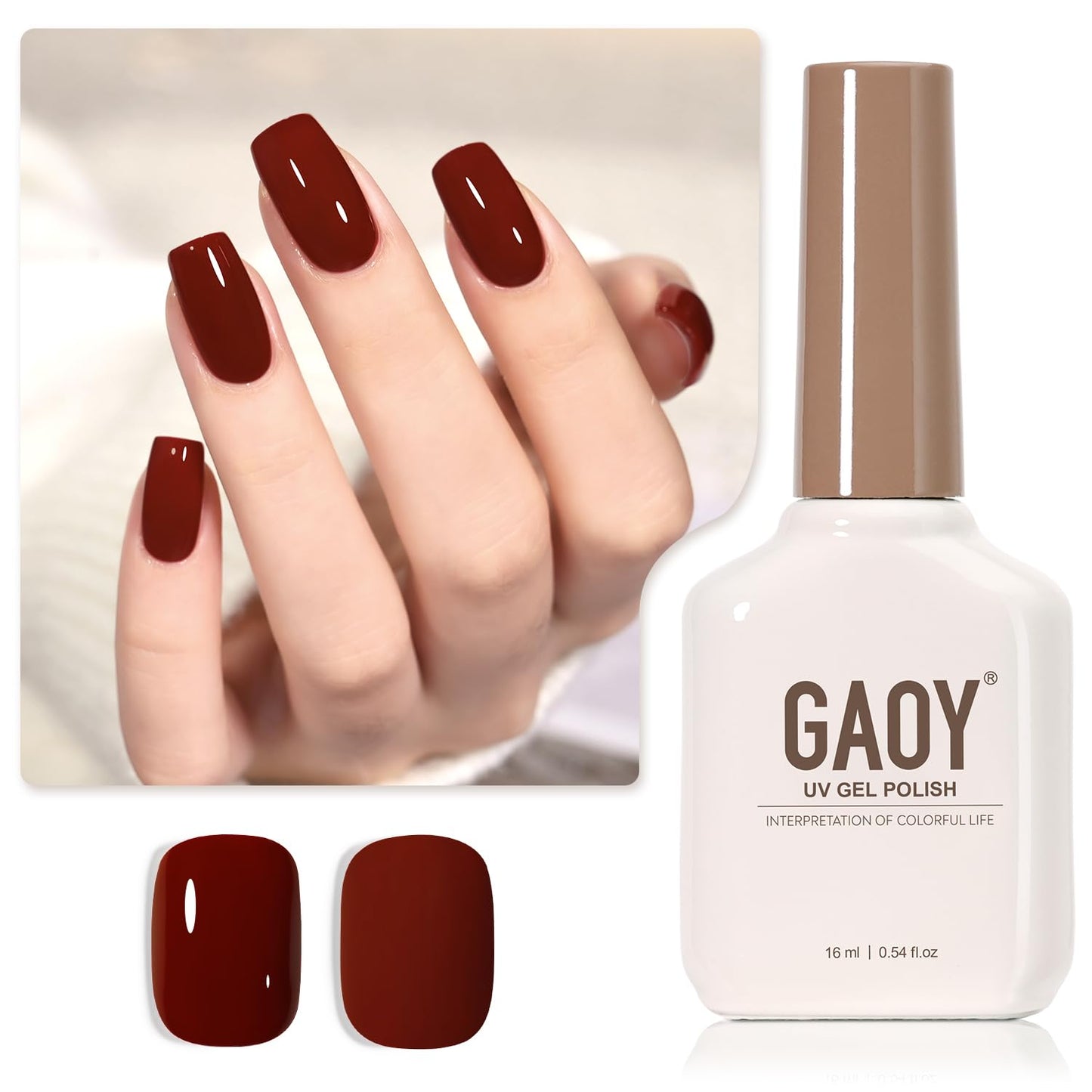 Sheer Light Pink Gel Nail Polish - 16ml UV Cure Jelly Milky White Peach for DIY Manicure & Pedicure