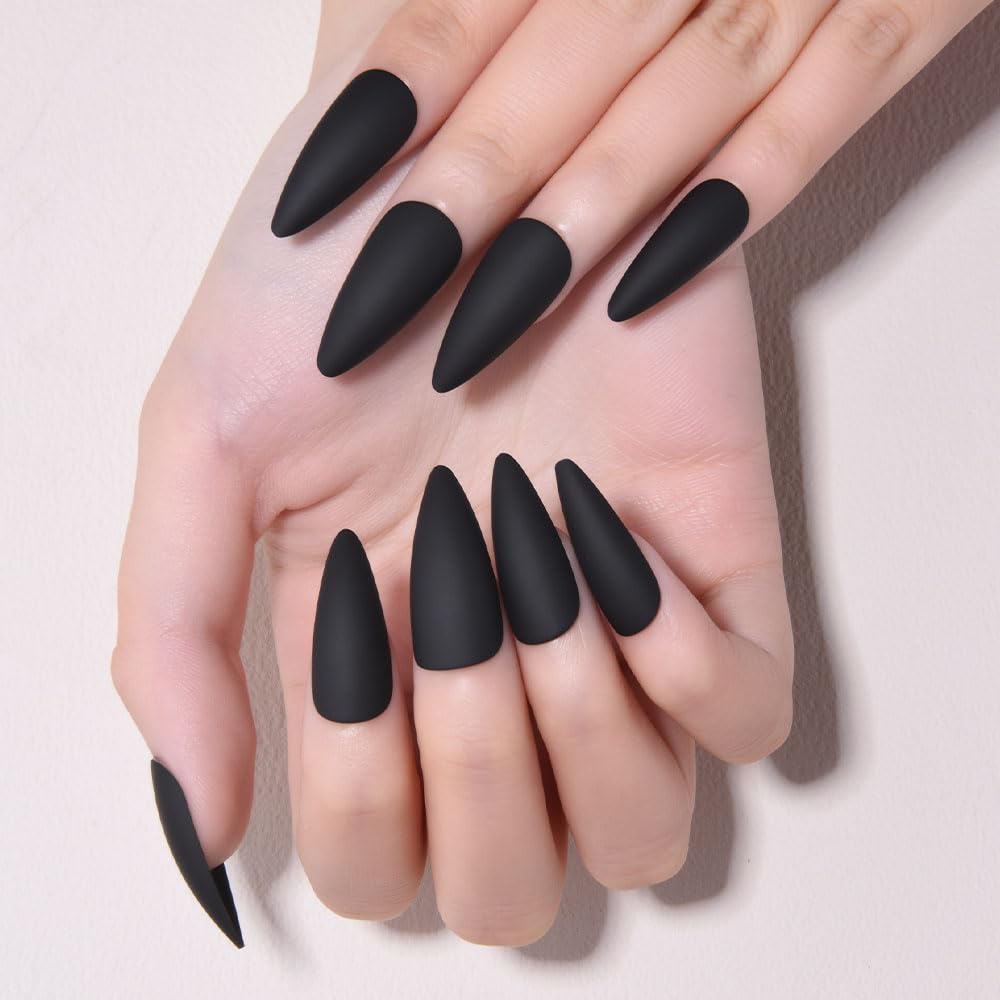 Ombre Press-On Nails - White & Light Pink Coffin Acrylic Design | 30 Pcs Reusable DIY Nail Art Kit for Women