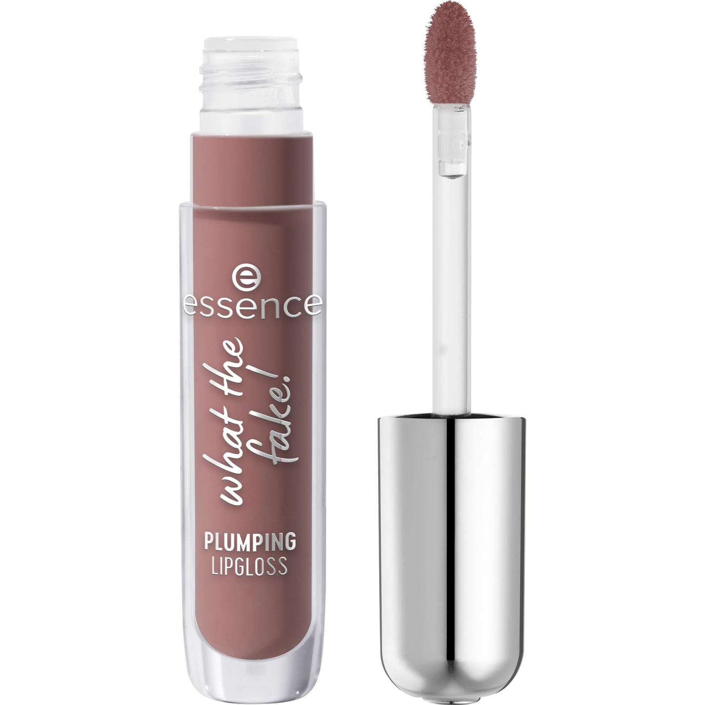 essence | What The Fake! Plumping Lipgloss | High-Shine, Glass-Like Finish | Instant Plumping Effect | Infused with Hyaluronic Acid | Vegan & Cruelty Free (103 | Bare But Better)