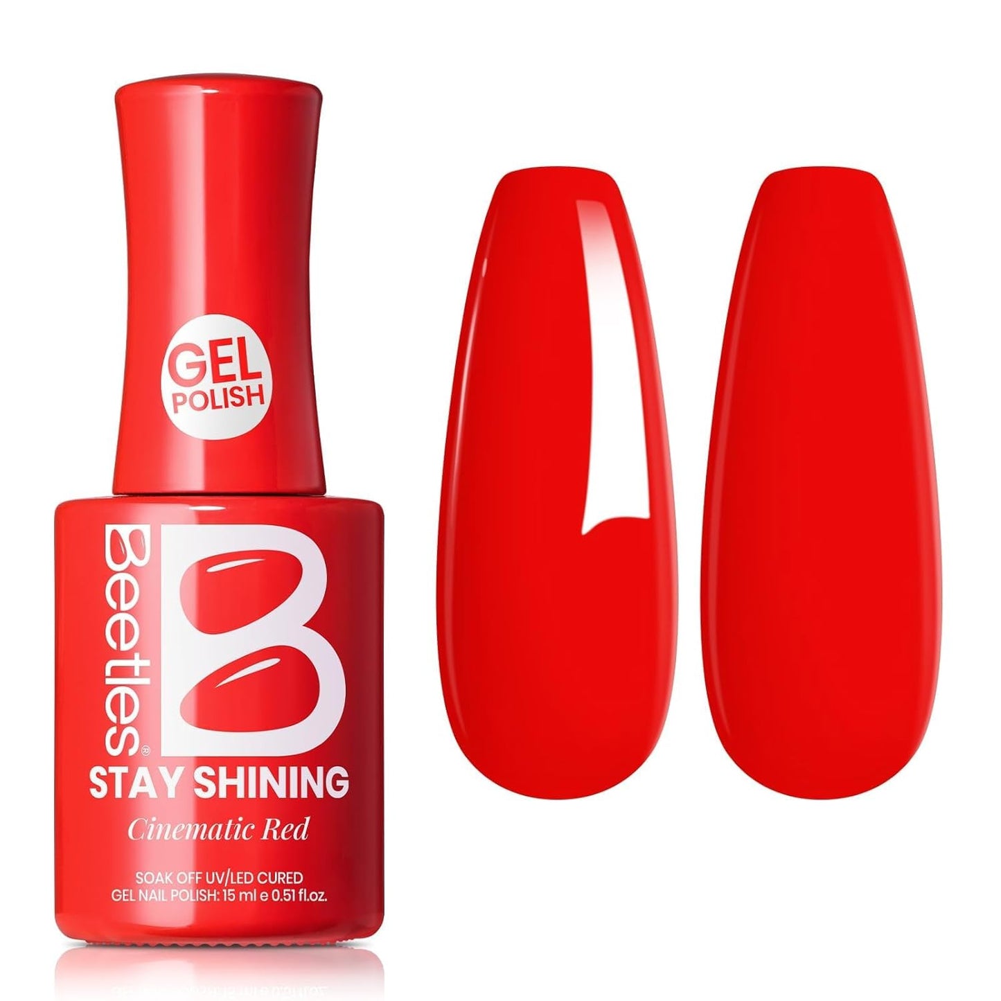 Beetles Purple Gel Polish - Lilac Light Purple Nail Color | 15ml Soak Off UV LED Gel for Summer Manicure