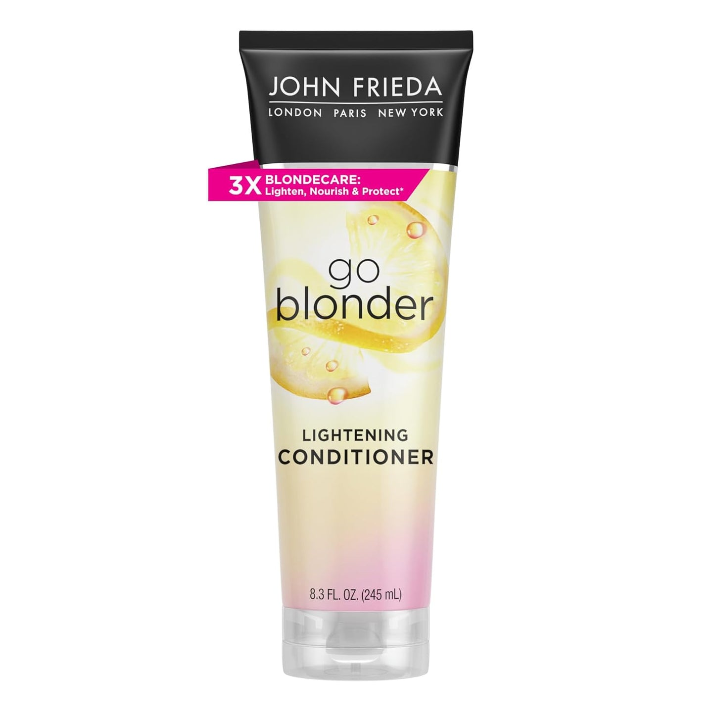 John Frieda Go Blonder Blonde Brightening Conditioner - Hydrating & Shine-Enhancing for Blonde Hair | 8.3 Fl Oz