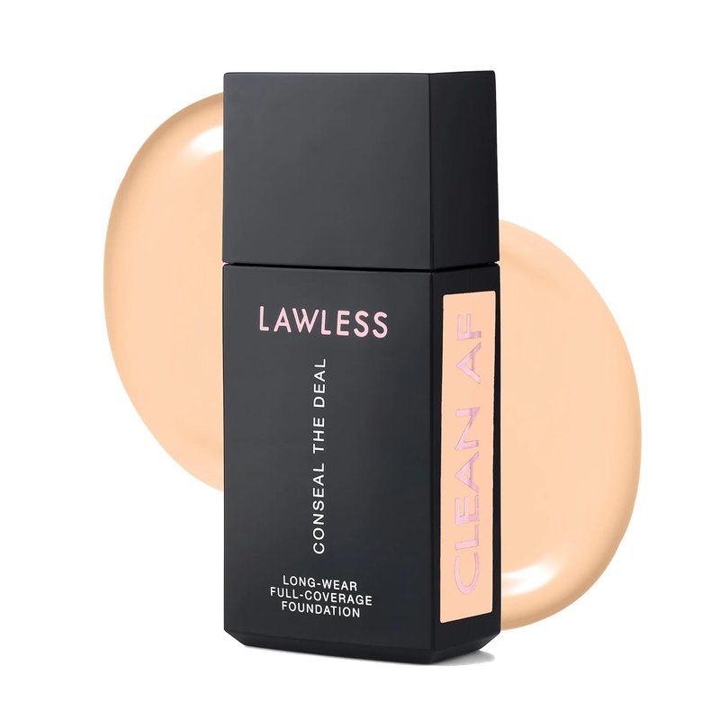 LAWLESS Conceal The Deal Foundation - Long-Wear Full-Coverage in Seashell