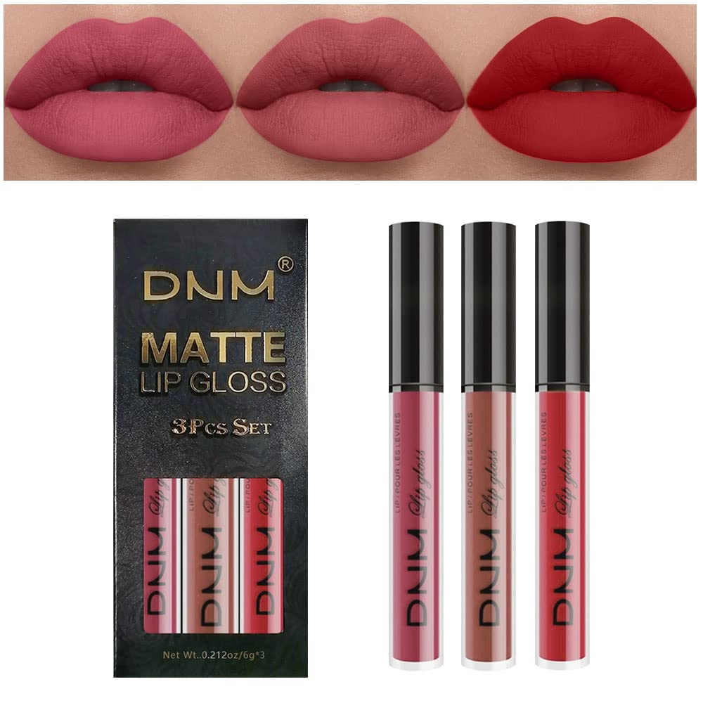 Medium Brown Beige Lip Liner & Matte Lipstick Set - Vegan, Long-Lasting, Waterproof | 2 Pcs
