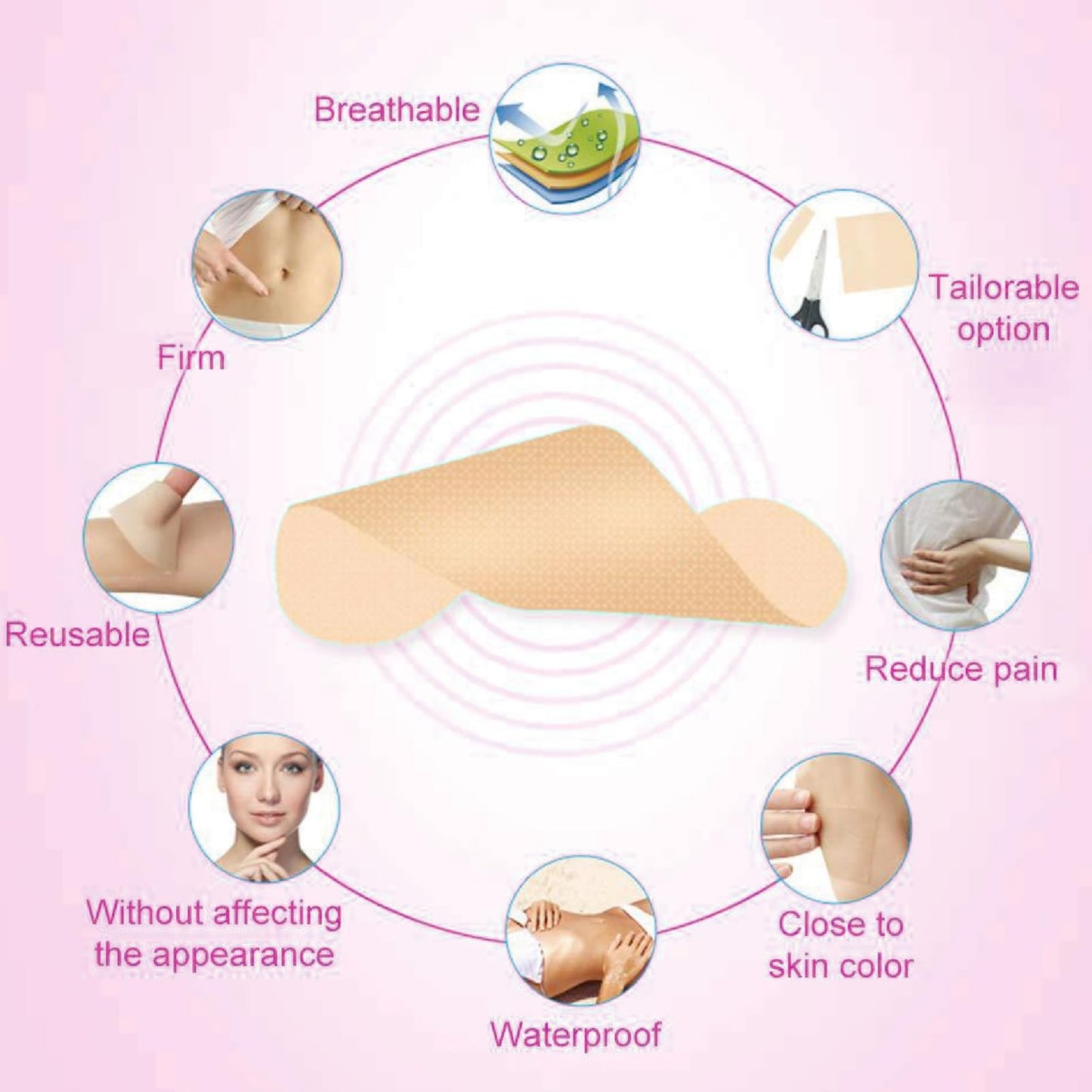 Silicone Scar Sheets(10 Pack),LXIANGN Medical Grade Silicone Strips (1.5" x 6") Professional Scar Removal Sheets Surgical Skin Care
