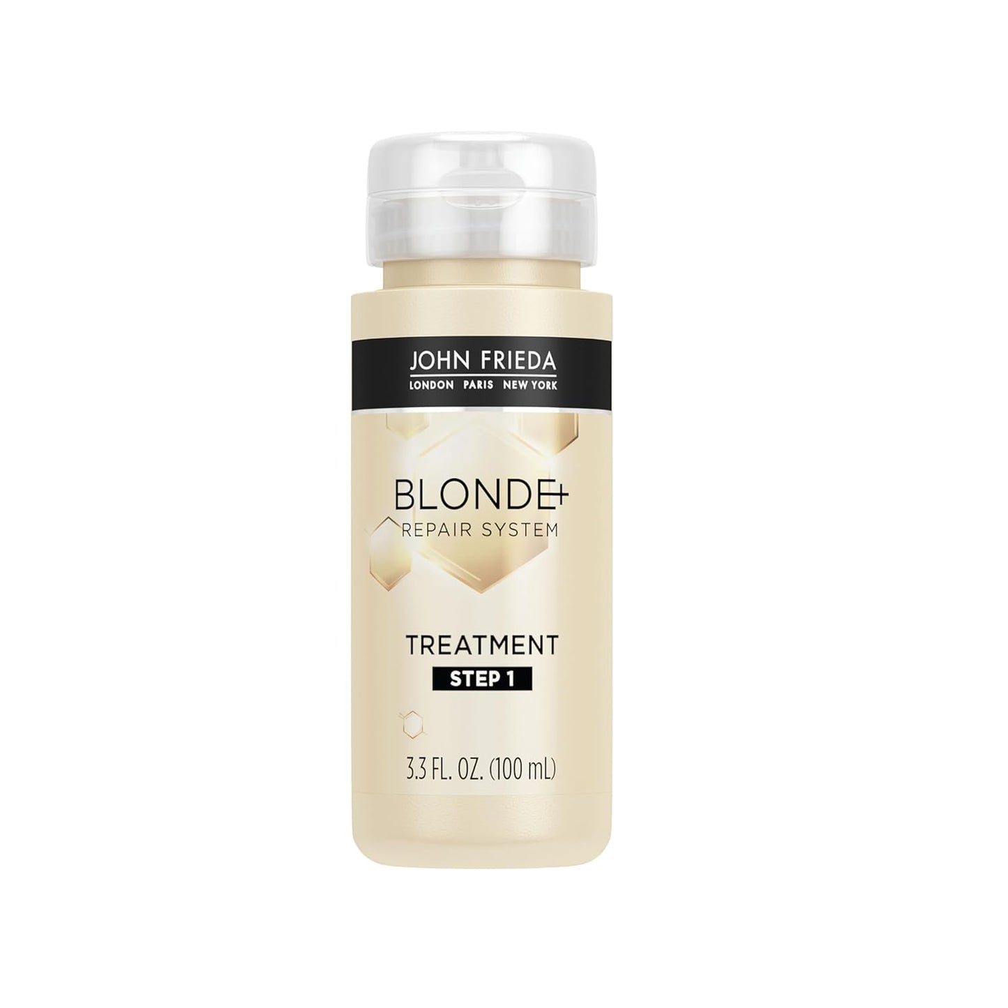 John Frieda Blonde+ Hair Repair Treatment - Bond Building Complex for Damaged Hair | 3.3 Oz