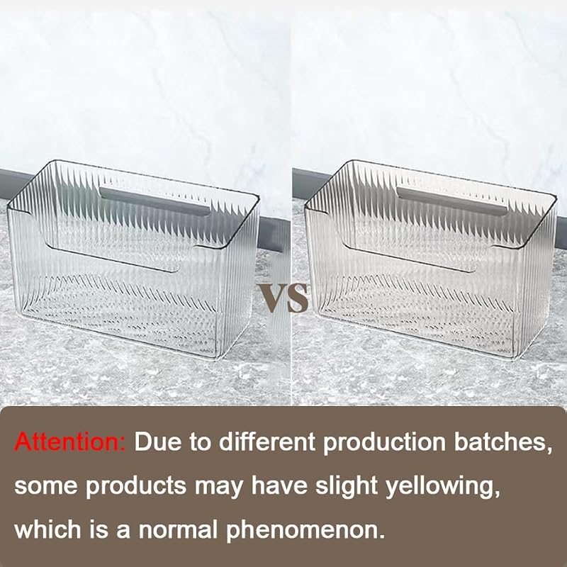 Tatibana Acrylic Wall Mounted Storage Rack - 2 Pcs Shower Basket
