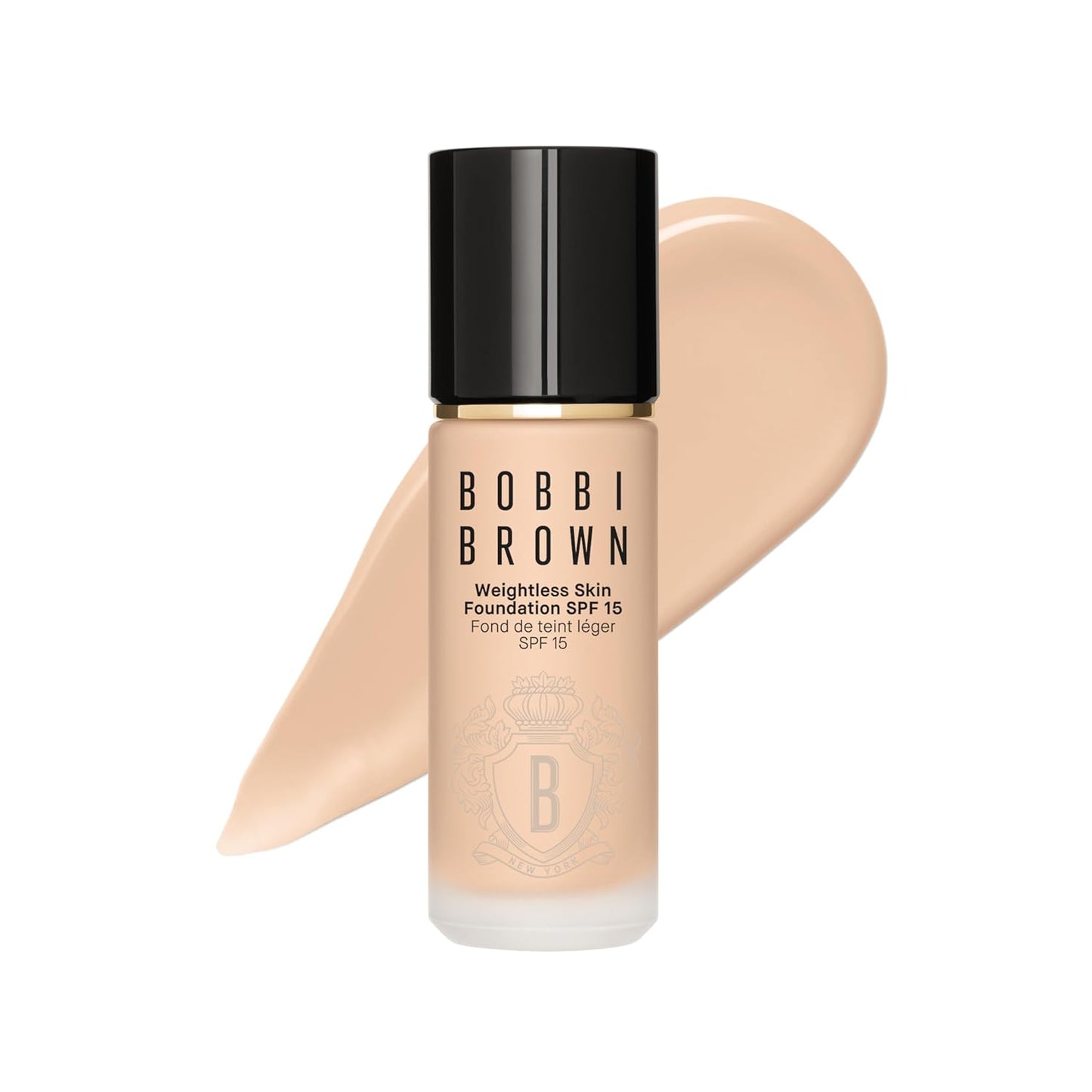 Bobbi Brown Weightless Skin Foundation SPF 15 - Oil-Control & 24-Hour Hydration | Natural Matte Finish, 1 Fl Oz