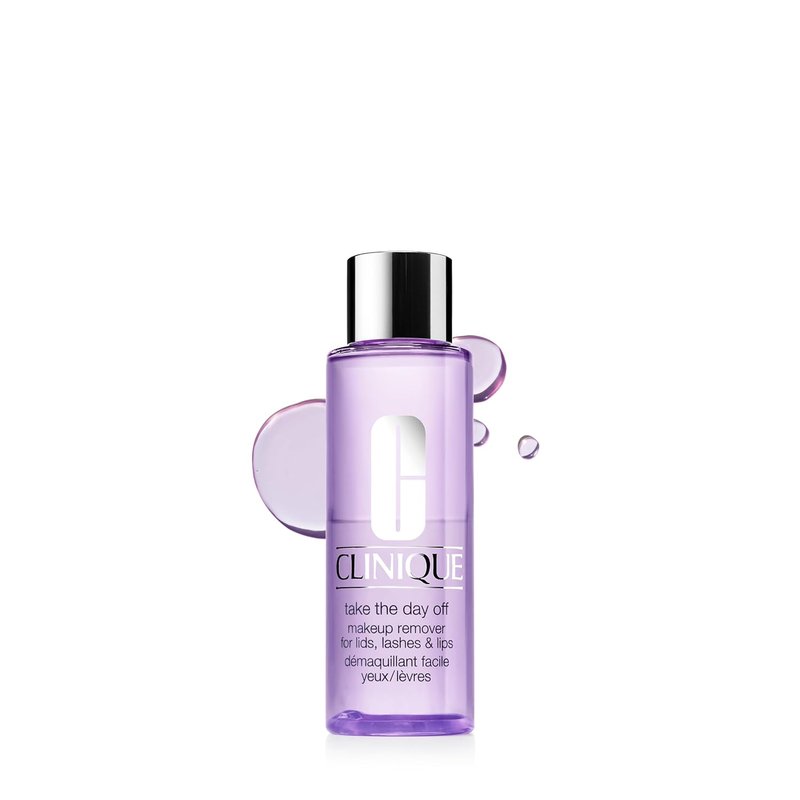 Clinique Take The Day Off Makeup Remover - Oil-Free, Non-Irritating Formula for Lids, Lashes & Lips | All Skin Types