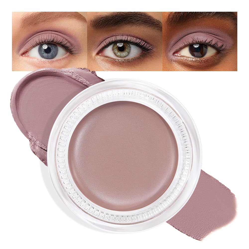 Antique Rose Shimmer Eyeshadow Palette - Cream Glitter Holographic Makeup for Mature Women | Talc-Free, Paraben-Free, Cruelty-Free