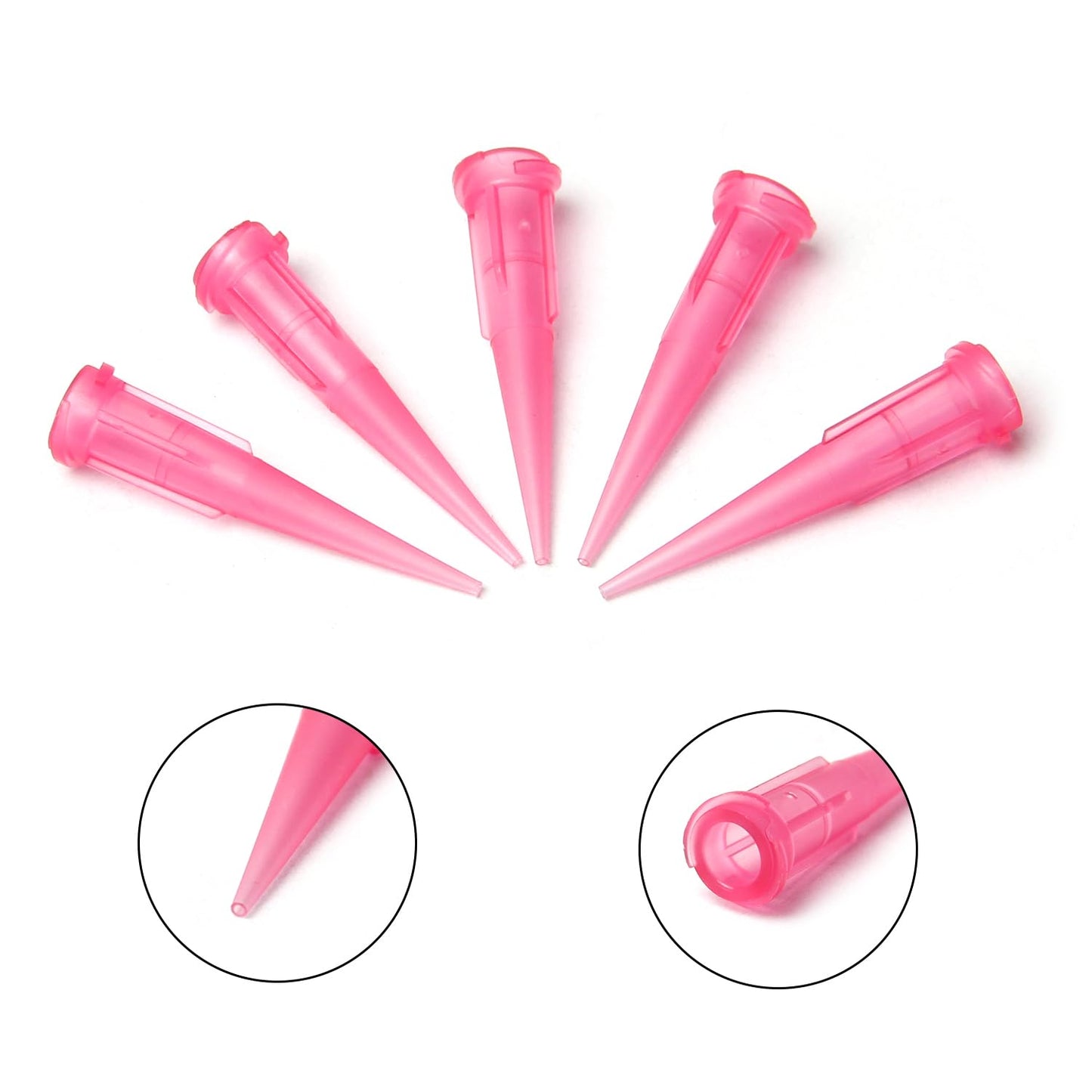 20Ga Plastic Tapered Pinhead Blunt Tip Dispenser Needles 100Pcs