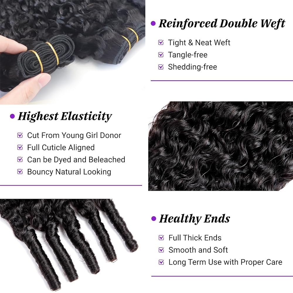 30 32 34 Inch Burmese Curly Bundles Curly Human Hair Bundle 300g Brazilian Virgin Hair 3 Bundles Burmese Curly Wet and Wavy Bundle Black Natural Color