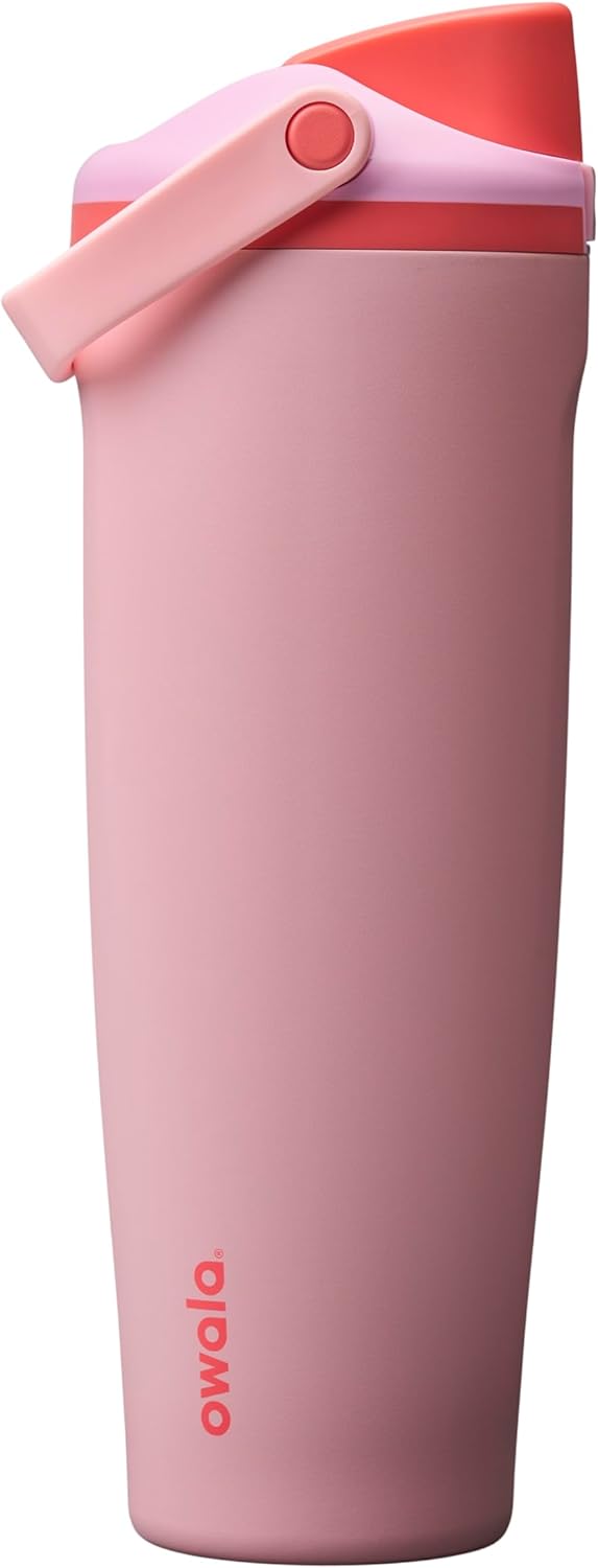 Owala FreeSip Sway Insulated Stainless Steel Water Bottle - 40oz, Two-Way Spout, BPA Free, Leak Proof, Ideal for Travel & Sports
