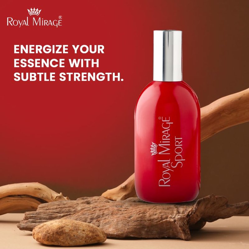 Royal Mirage Sport Eau de Cologne - Unique Fresh Green & Floral Fragrance Spray - 120ml (4 oz) Long-Lasting EDC - Authentic Heritage Scent