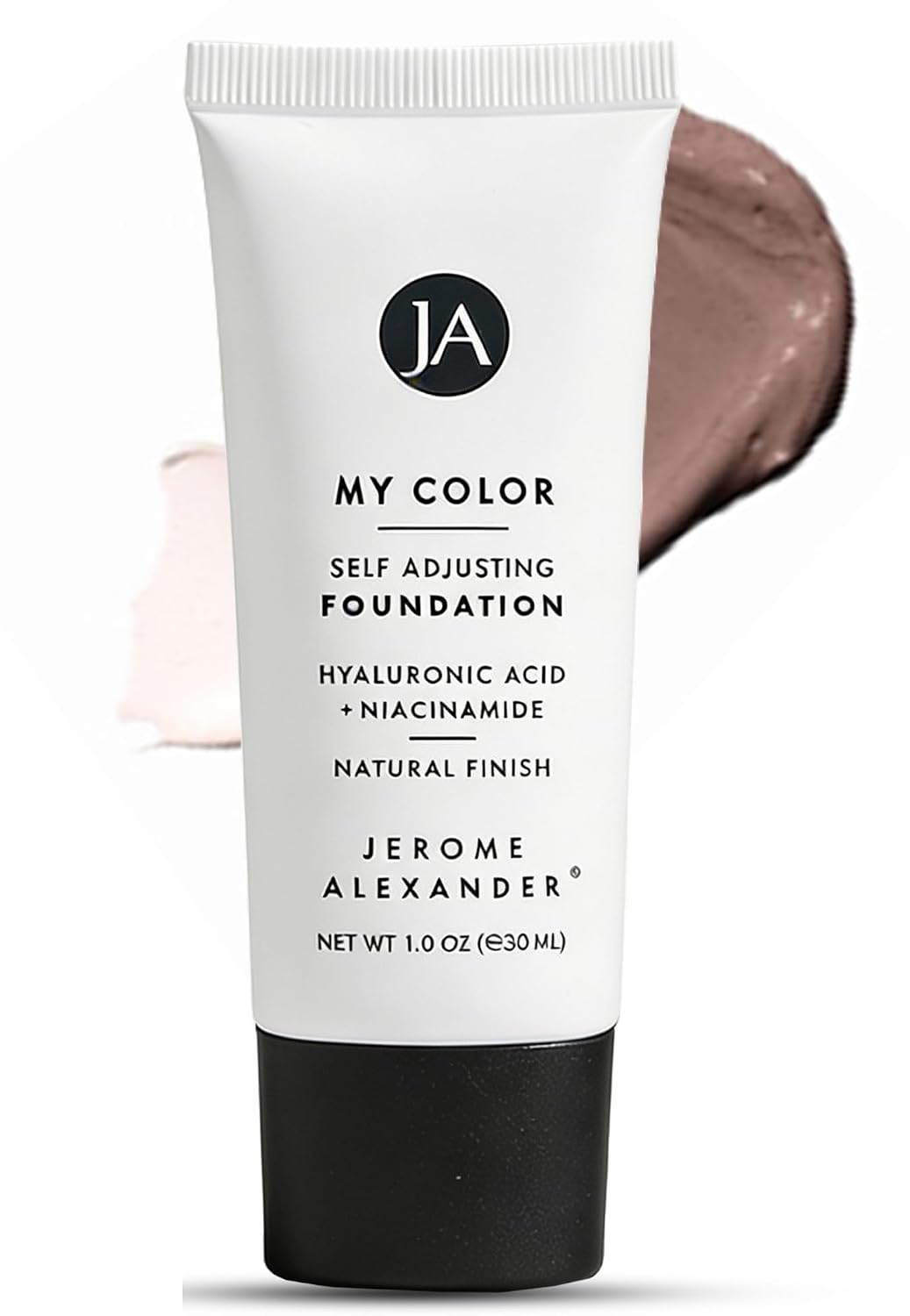 Jerome Alexander My Color Self-Adjusting Foundation - Hydrating Lightweight Face Makeup with Skincare | Light, 1 oz