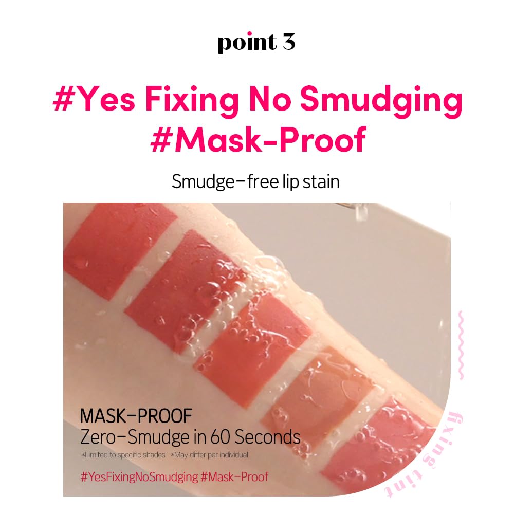 ETUDE Fixing Tint #01 Analog Rose - Long-Lasting, High-Pigment Liquid Lipstick | Waterproof Matte Finish | K-Beauty 4g