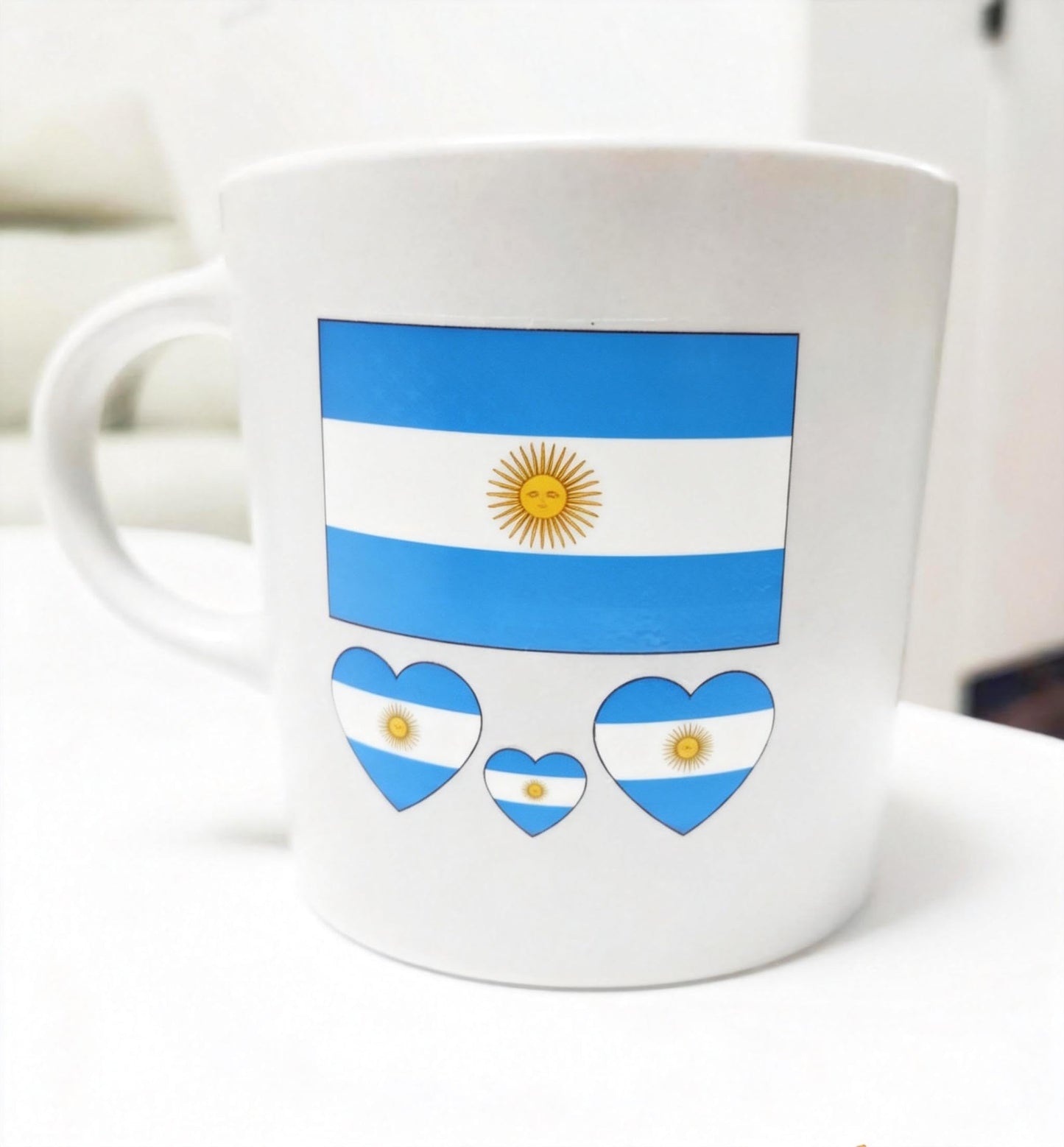 10 Sheets Argentina Flag 2022 World Cup Temporary Face Tattoos Stickers，40 Pcs Football National Flag Removable Fake Tattoos, For Men Kids Women (Argentina)
