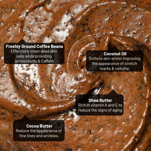 Cocoon Dak Lak Coffee Body Scrub with Coconut Oil & Cocoa Butter