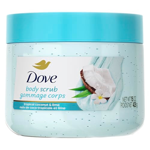 pureSCRUBS Premium Coconut Body Scrub Set - Large 16oz Dead Sea Salt Body Scrub With Infused Essential Oils & Nutrients, Includes Wooden Spoon, Loofah & Oatmeal Exfoliating Bar Soap