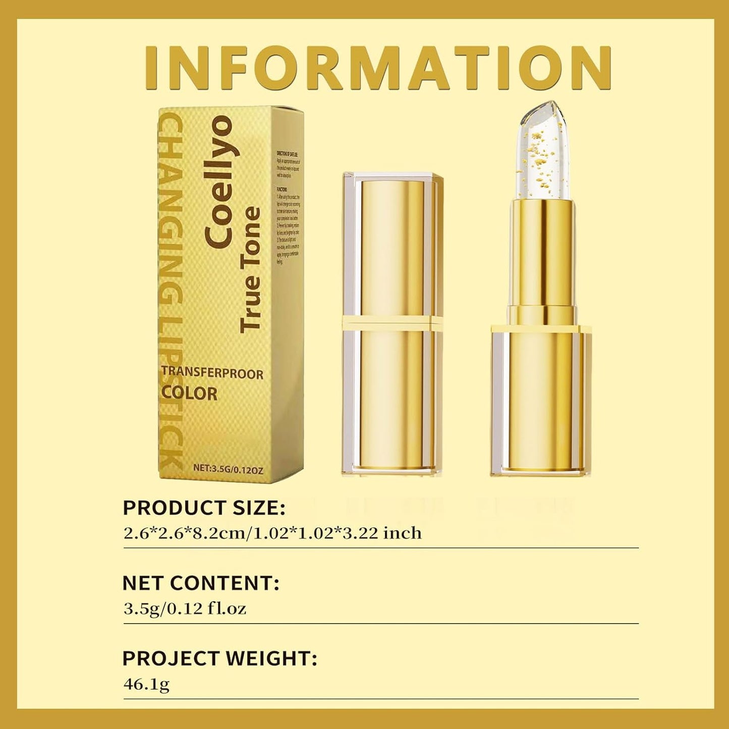 pH Adjusting Lipstick - Color-Changing Hydrating Formula for All Skin Tones | 1 Piece