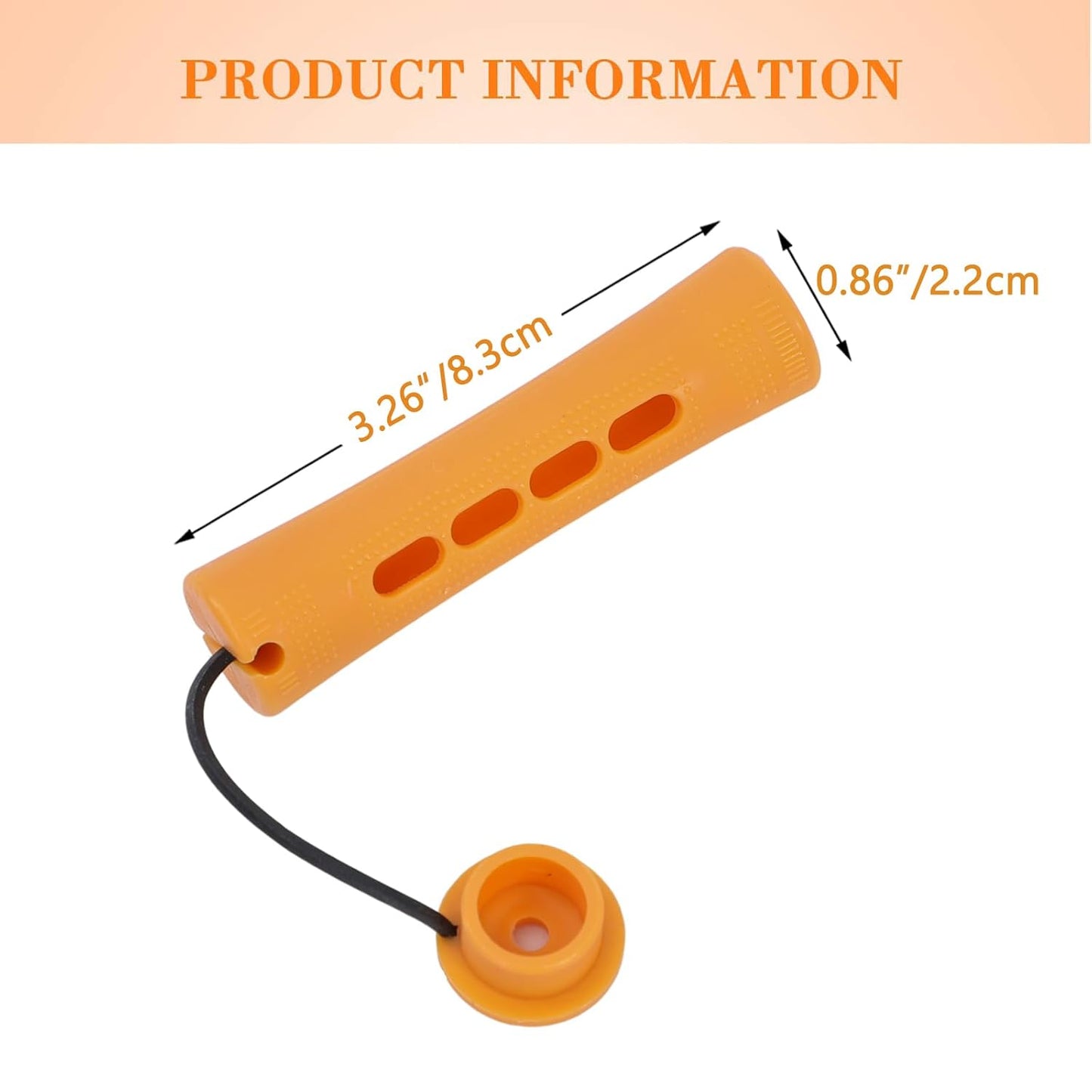 Perm Rods Set - Plastic Cold Wave Rods for Natural Hair Curling | 20pcs Orange for Long & Short Hair