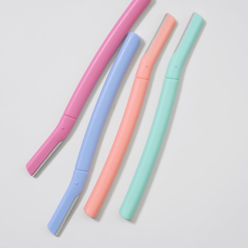 Bliss Stainless Steel Disposable Dermaplaning Tools | Facial Exfoliator and Eyebrow Razor to Dermaplane Peach Fuzz - 8 pack