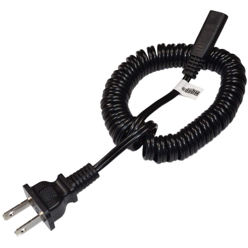 HQRP AC Power Charging Cord for Phillips Norelco, Remington, Grundig, Braun, Eltron Shaver Power Cord Lead Mains Cable