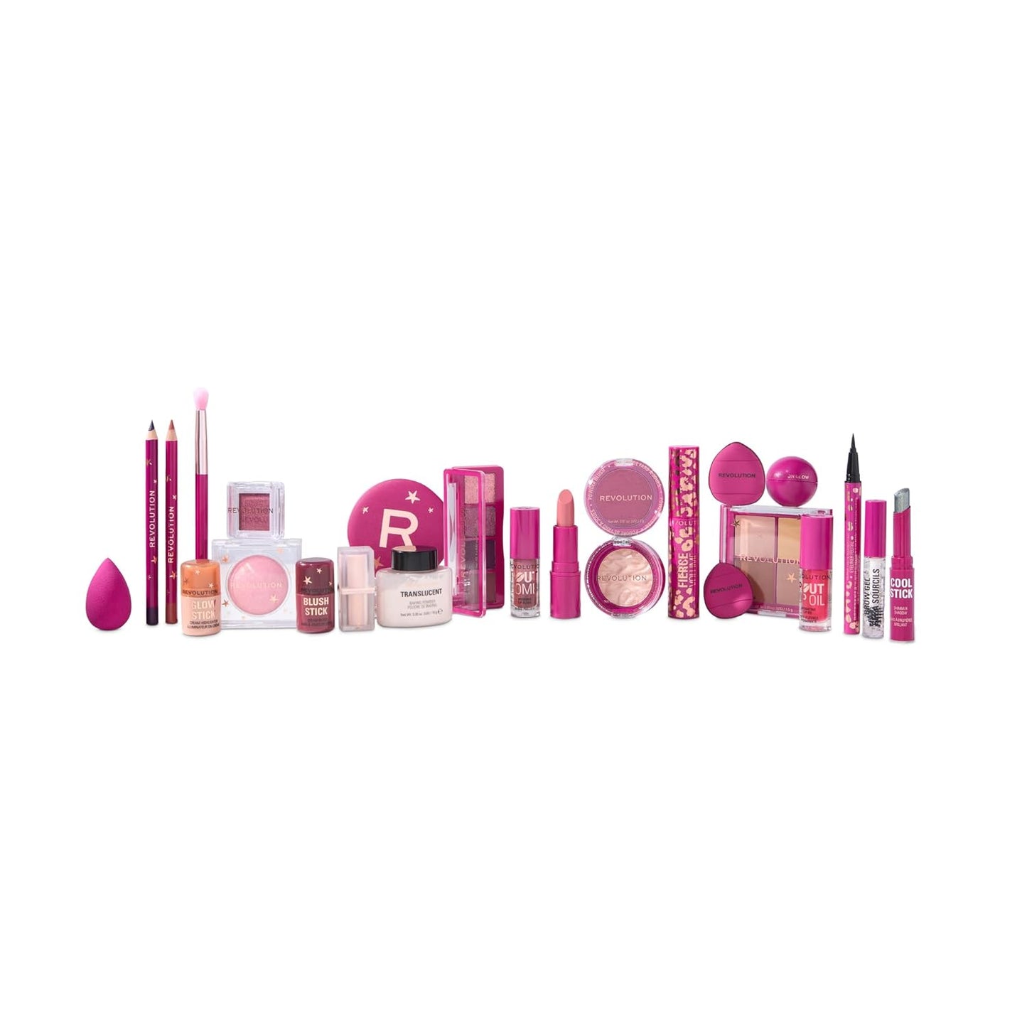 Revolution Makeup Advent Calendar - 24-Piece Beauty Gift Set for Lips, Eyes & Face | Vegan & Cruelty-Free Essentials