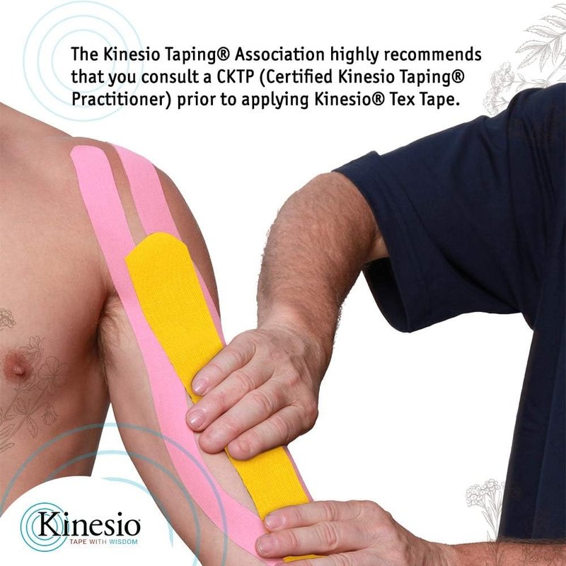 Kinesio Taping - Elastic Therapeutic Athletic Tape Tex Gold Light Touch - Ajisai Blue – 2 in. x 16.4 ft